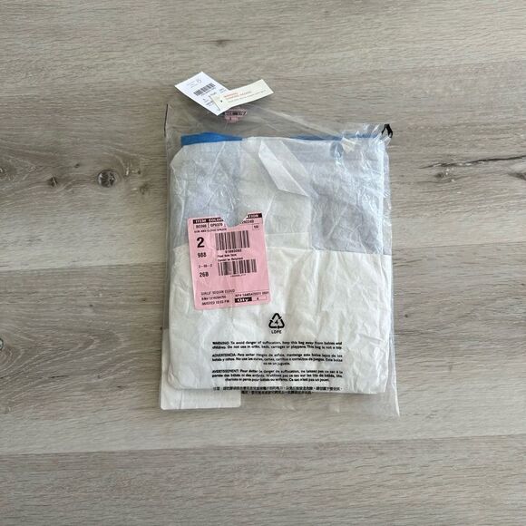 J. Crew‎ Cuts Sequin CLOUD Graphic BLUE S NWT IN PACKAGE - Picture 5 of 8